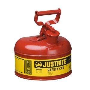 JUSTRITE 1 GAL TYPE I SAFETY CAN RED - Kamps Pallets